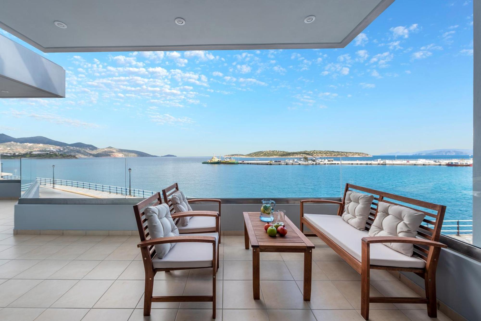 Apartament Sea View Bliss 2Br Agios Getaway Ajos Nikolaos Zewnętrze zdjęcie